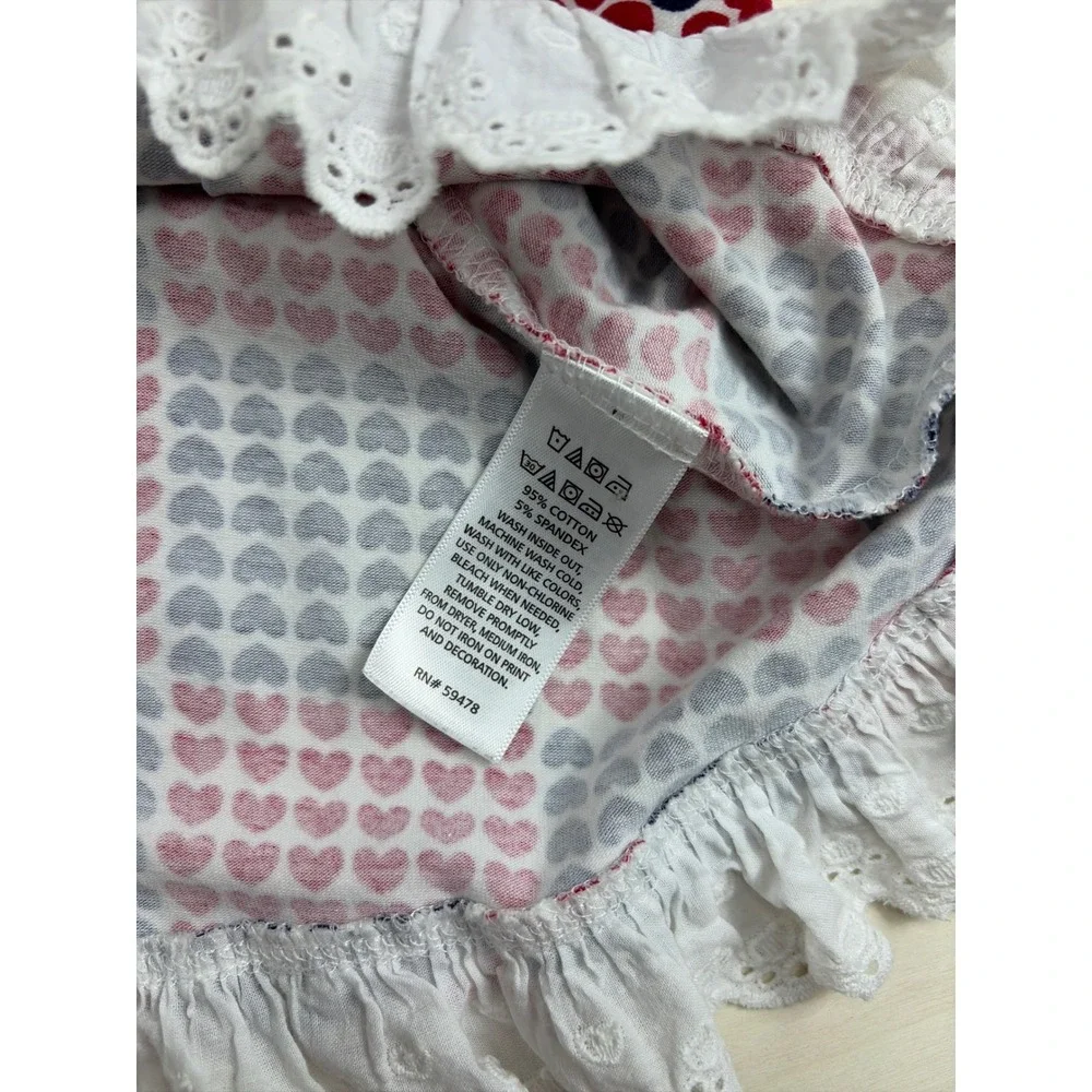 Maggie & Zoe Toddler‎ Girls Heart Checkered Halter Dress Red Navy White 24M
